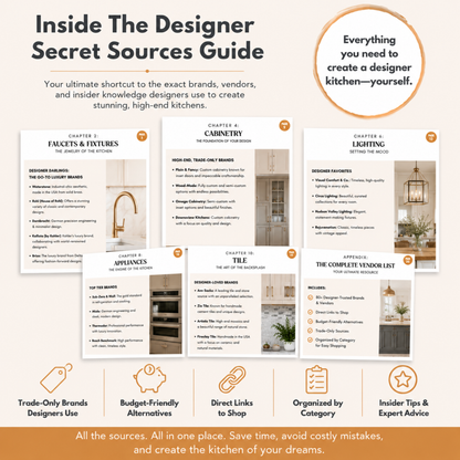 Kitchen Designer Secret Sources