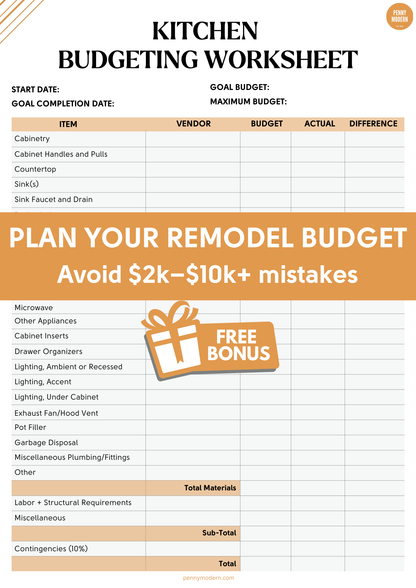 100 Money-Saving Hacks to Save THOUSANDS on Your Kitchen Remodel
