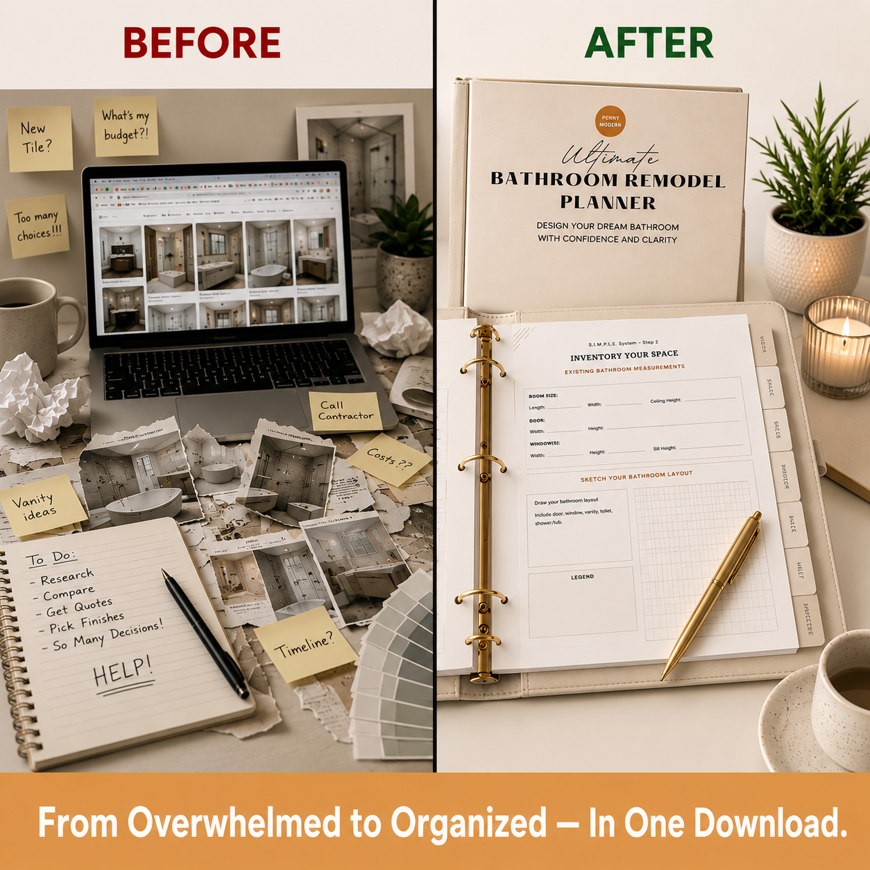 Ultimate Bathroom Remodel Planner