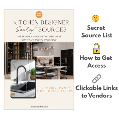 Kitchen Designer Secret Sources