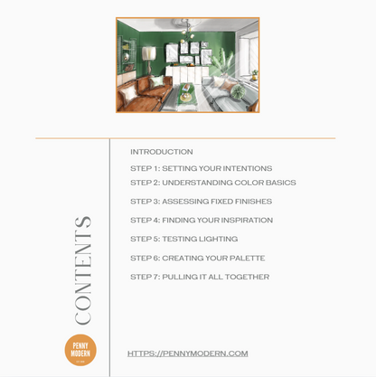 How to Choose Your Whole Home Color Palette - Ebook