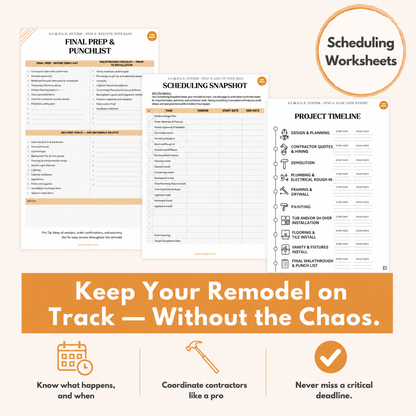 Ultimate Bathroom Remodel Planner
